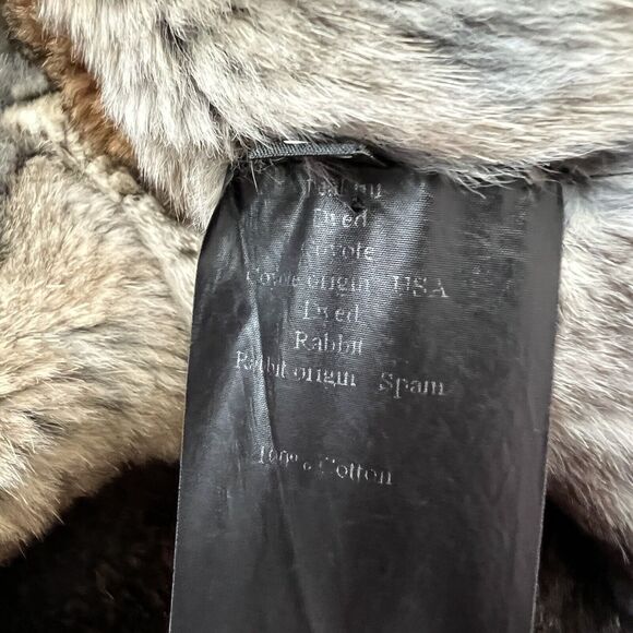 Yves Salomon Army Parka With Rabbit Fur Lining and Hood Size 34 - Picture 7 of 16